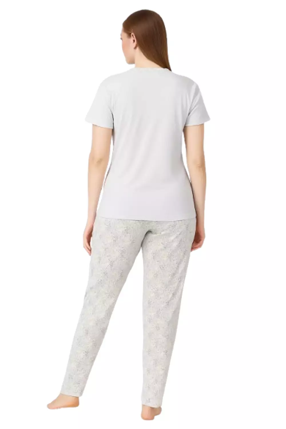 Women Beautiful Pj - 2475 - Light Grey 4