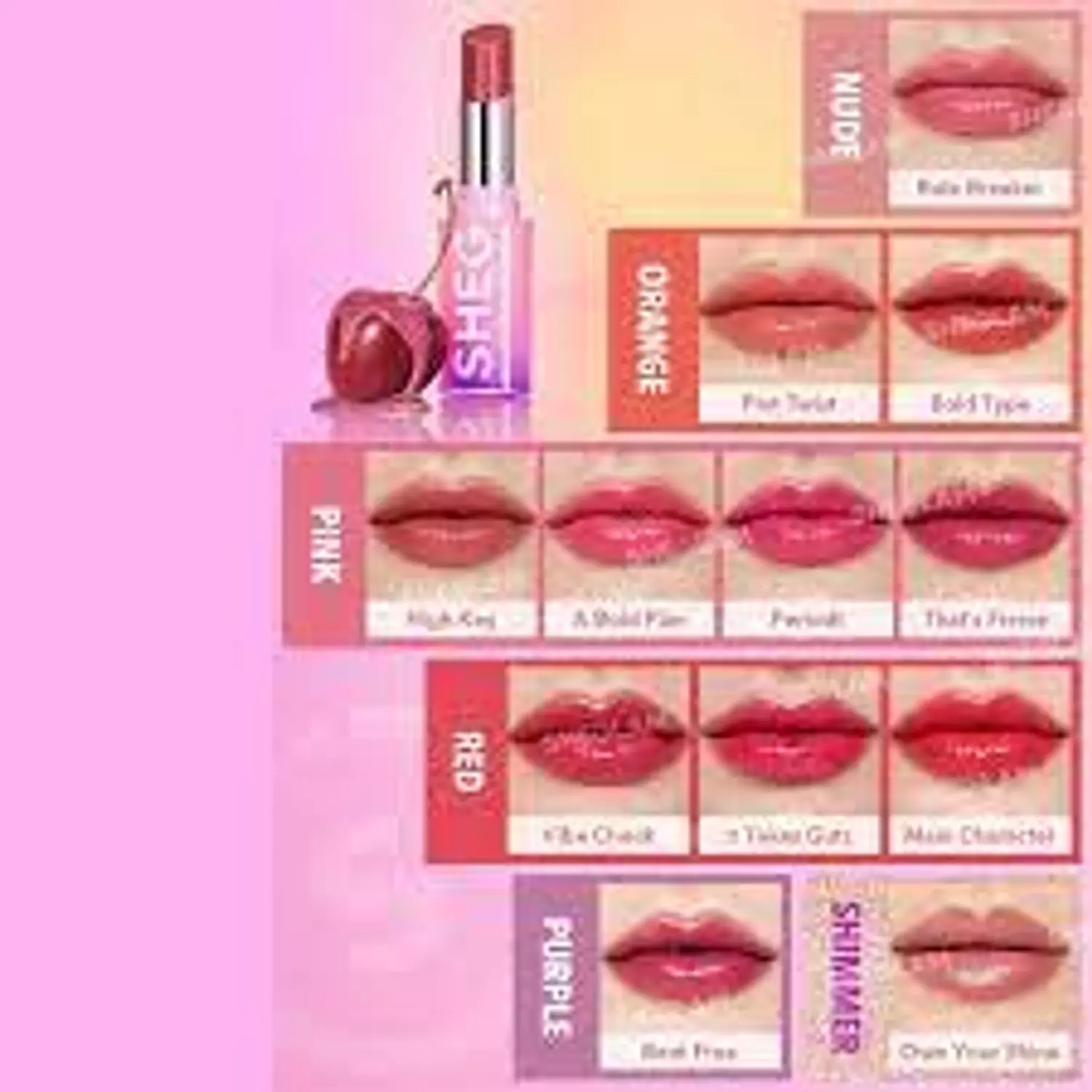 Sheglam Mirror Kiss High-Shine Lipstick -PLOT TWIST 2