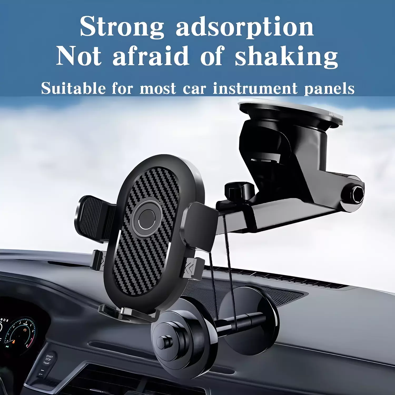 Car Phone Holder - Secure Mounting and 360-Degree Rotation - Easy Installation - WUW Z32 6