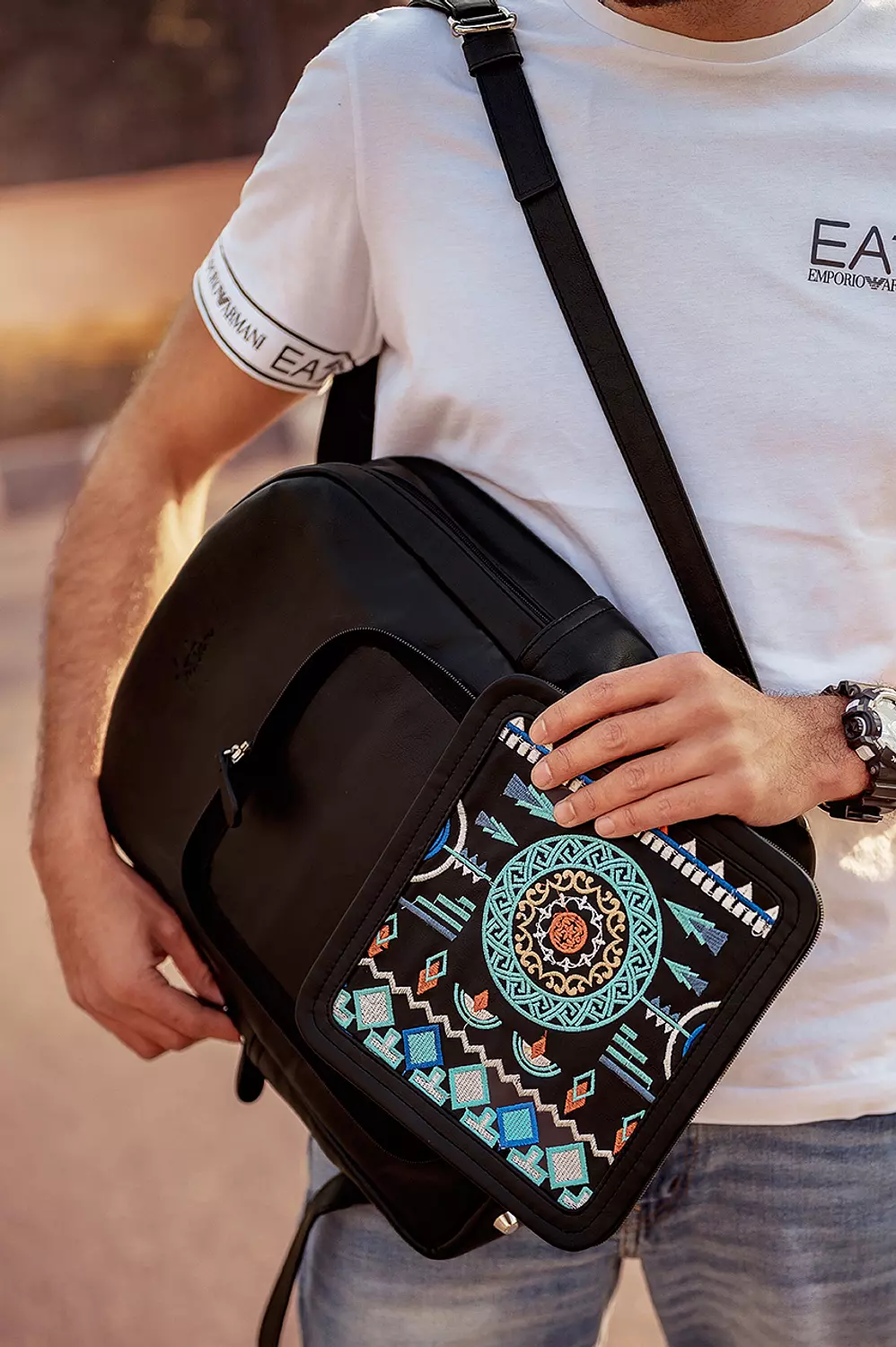 Backpack Laptop – Changeable Black 9