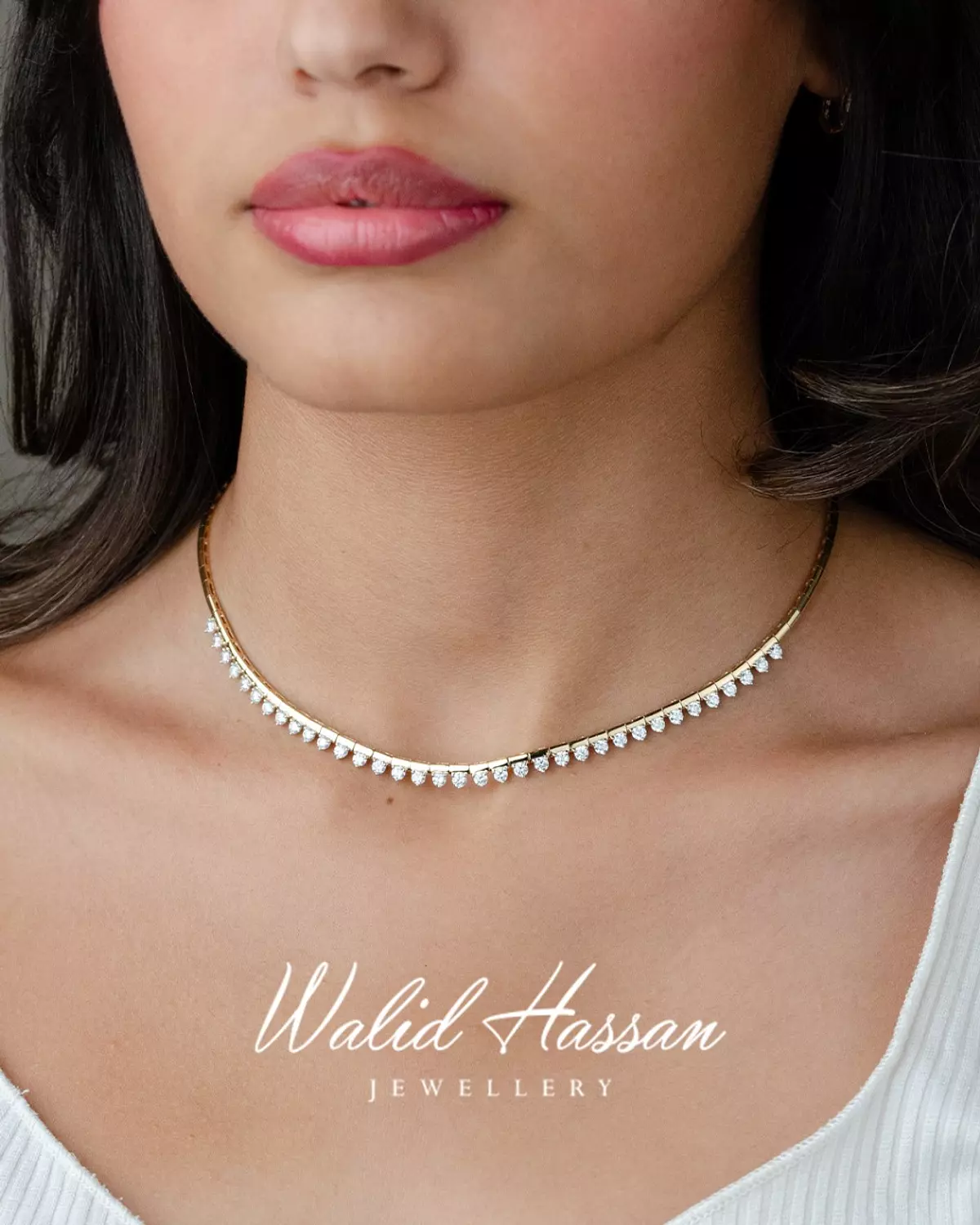 diamond choker 1333 1