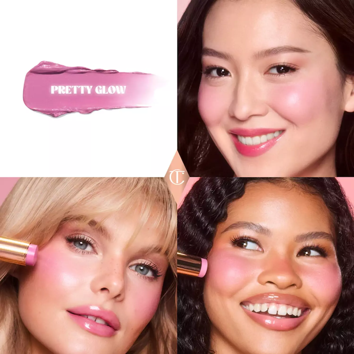 Unreal Lip + Cheek Glow Blush Stick with Hyaluronic Acid 3