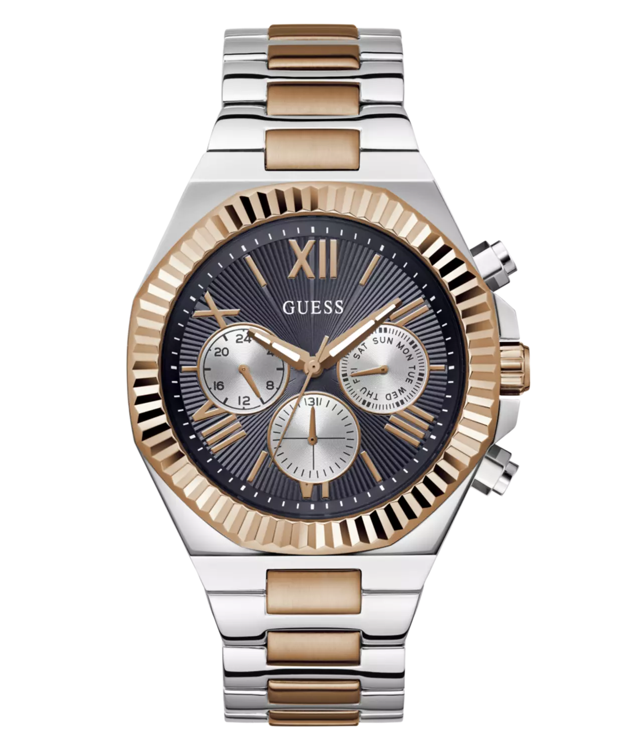 GUESS GW0703G4 Men's  Watch 2-Tone Stainless Steel Bracelet