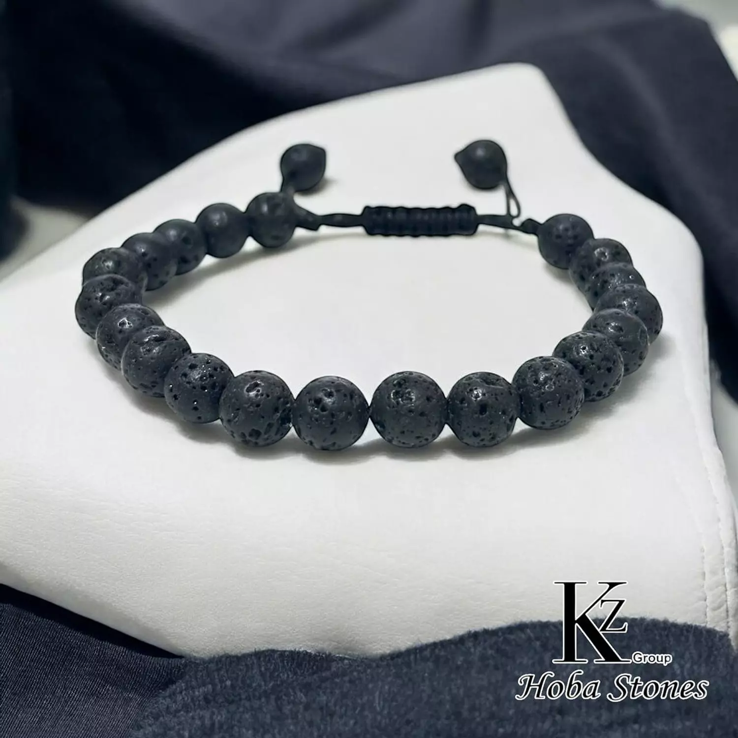 Bracelet Lava stones hover image